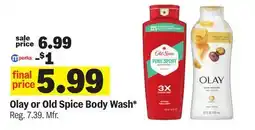 Meijer Olay or Old Spice Body Wash offer