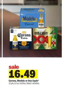 Meijer Corona, Modelo or Dos Equis offer