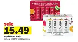Meijer Nutrl Vodka Soda offer