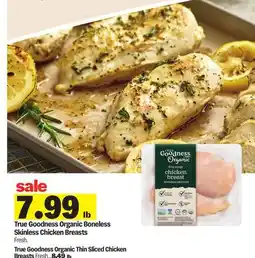 Meijer True Goodness Organic Boneless Skinless Chicken Breasts offer