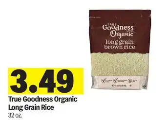 Meijer True Goodness Organic Long Grain Rice offer