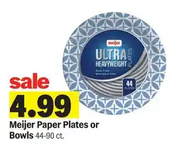 Meijer Meijer Paper Plates or Bowls offer