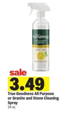 Meijer True Goodness All Purpose or Granite and Stone Cleaning Spray offer