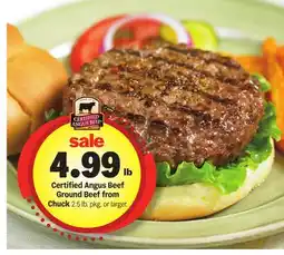 Meijer Certified Angus Beef Ground Beef from Chuck offer