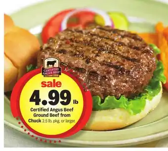 Meijer Certified Angus Beef Ground Beef from Chuck offer