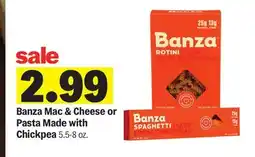 Meijer Banza Mac & Cheese or Pasta Made with Chickpea offer