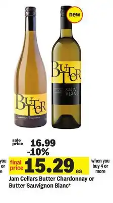 Meijer Jam Cellars Butter Chardonnay or Butter Sauvignon Blanc offer