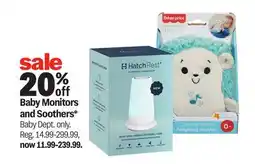 Meijer Baby Monitors and Soothers offer