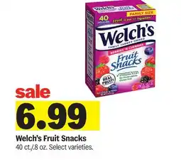 Meijer Welch's Fruit Snacks offer