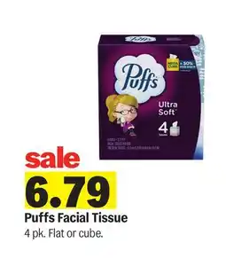 Meijer Puffs Facial Tissue offer