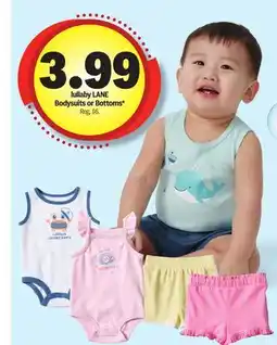 Meijer lullaby LANE Bodysuits or Bottoms offer