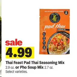 Meijer Thai Feast Pad Thai Seasoning Mix 2.9 oz. or Pho Soup Mix 2.7 oz offer