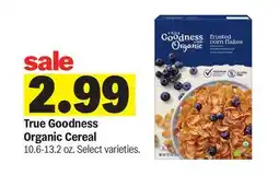 Meijer True Goodness Organic Cereal offer