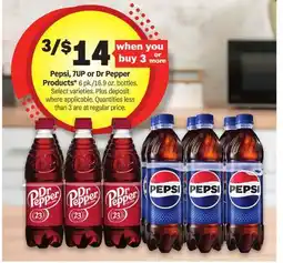 Meijer Pepsi, 7UP or Dr Pepper Products offer