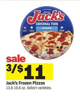 Meijer Jack's Frozen Pizzas offer
