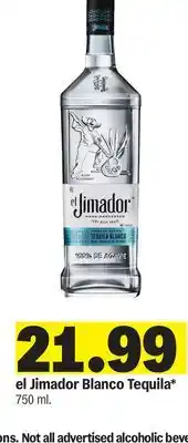 Meijer el Jimador Blanco Tequila offer
