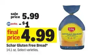 Meijer Schar Gluten Free Bread offer
