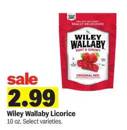 Meijer Wiley Wallaby Licorice offer