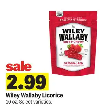 Meijer Wiley Wallaby Licorice offer