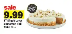 Meijer 8 Single Layer Cinnamon Roll Cake offer