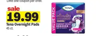 Meijer Tena Overnight Pads offer