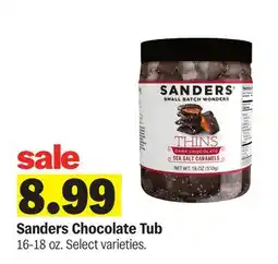 Meijer Sanders Chocolate Tub offer