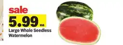 Meijer Large Whole Seedless Watermelon offer
