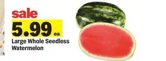 Meijer Large Whole Seedless Watermelon offer