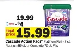 Meijer Cascade Action Pacs Platinum offer