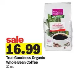 Meijer True Goodness Organic Whole Bean Coffee offer