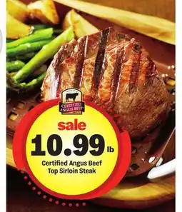 Meijer Certified Angus Beef Top Sirloin Steak offer