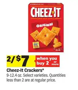 Meijer Cheez-It Crackers offer