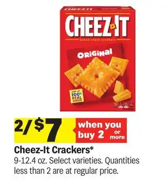 Meijer Cheez-It Crackers offer