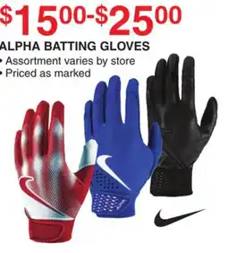 Dunham's Sports ALPHA BATTING GLOVES offer