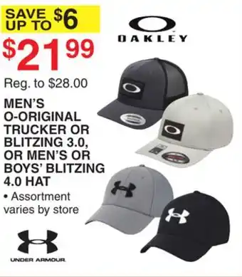 Dunham's Sports MEN'S O-ORIGINAL TRUCKER OR BLITZING 3.0, OR MEN'S OR BOYS' BLITZING 4.0 HAT offer