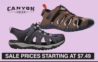 Dunham's Sports CANYON CREEK WATER SHOES offer
