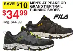 Dunham's Sports FILA MEN'S AT PEAKE OR GRAND TIER TRAIL RUNNING SHOES offer