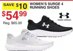 Dunham's Sports UNDER ARMOUR WOMEN'S SURGE 4 RUNNING SHOES offer