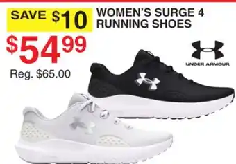 Dunham's Sports UNDER ARMOUR WOMEN'S SURGE 4 RUNNING SHOES offer