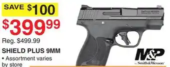 Dunham's Sports SMITH WESSON SHIELD PLUS 9MM offer