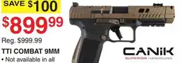 Dunham's Sports CANIK TTI COMBAT 9MM offer