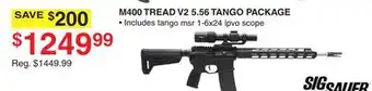 Dunham's Sports SIGSAUER M400 TREAD V2 5.56 TANGO PACKAGE offer