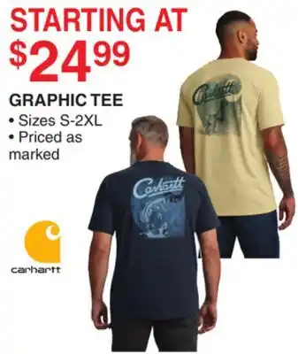 Dunham's Sports CARHARTT GRAPHIC TEE offer