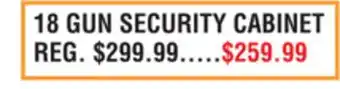 Dunham's Sports 18 GUN SECURITY CABINET offer