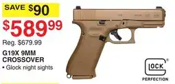 Dunham's Sports G19X 9MM CROSSOVER offer