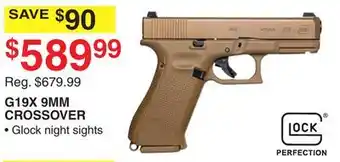 Dunham's Sports G19X 9MM CROSSOVER offer