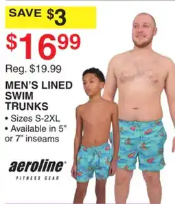 Dunham's Sports MEN'S LINED SWIM TRUNKS offer