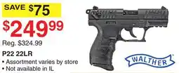Dunham's Sports WALTHER P22 22LR offer