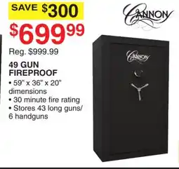 Dunham's Sports CANNON GUN FIREPROOF offer