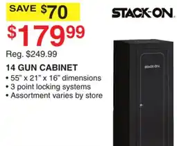 Dunham's Sports STACK ON 14 GUN CABINET offer